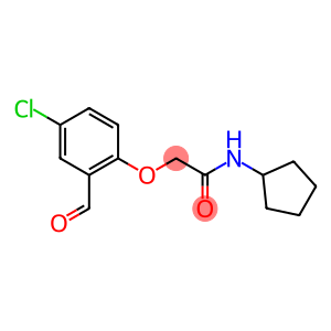 2-(4-CHLORO-2-FORMYLPHENOXY)-N-CYCLOPENTYLACETAMIDE