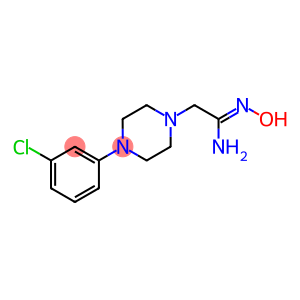 2-[4-(3-CHLOROPHENYL)PIPERAZINO]-N'-HYDROXYETHANIMIDAMIDE