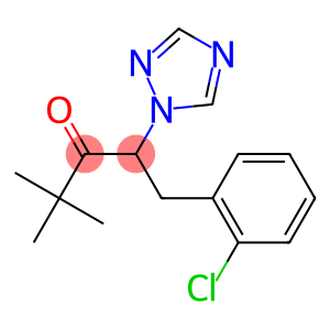 1-(2-chlorophenyl)-4,4-dimethyl-2-(1H-1,2,4-triazol-1-yl)-3-pentanone