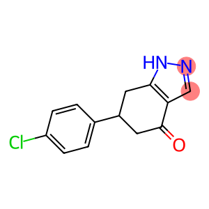 6-(4-chlorophenyl)-4,5,6,7-tetrahydro-1H-indazol-4-one