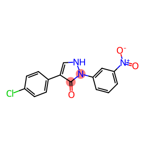 4-(4-chlorophenyl)-2-(3-nitrophenyl)-1,2-dihydro-3H-pyrazol-3-one