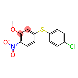 4-[(4-chlorophenyl)thio]-2-methoxy-1-nitrobenzene