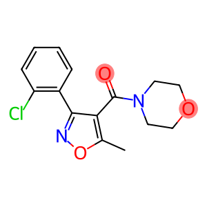 [3-(2-chlorophenyl)-5-methyl-4-isoxazolyl](morpholino)methanone