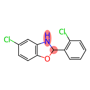 5-chloro-2-(2-chlorophenyl)-2,3-dihydro-1,3-benzoxazole