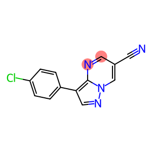 3-(4-chlorophenyl)pyrazolo[1,5-a]pyrimidine-6-carbonitrile