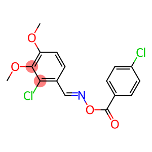 2-chloro-1-({[(4-chlorobenzoyl)oxy]imino}methyl)-3,4-dimethoxybenzene