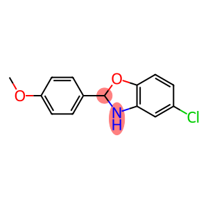 5-chloro-2-(4-methoxyphenyl)-2,3-dihydro-1,3-benzoxazole