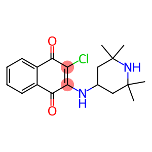 2-chloro-3-[(2,2,6,6-tetramethyl-4-piperidyl)amino]-1,4-dihydronaphthalene- 1,4-dione