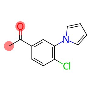 1-[4-chloro-3-(1H-pyrrol-1-yl)phenyl]ethan-1-one