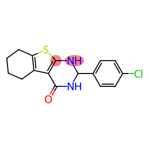 2-(4-chlorophenyl)-1,2,3,4,5,6,7,8-octahydrobenzo[4,5]thieno[2,3-d]pyrimidin-4-one