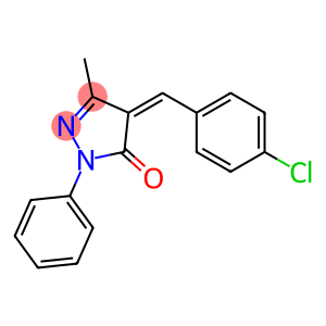 4-(4-chlorobenzylidene)-3-methyl-1-phenyl-4,5-dihydro-1H-pyrazol-5-one