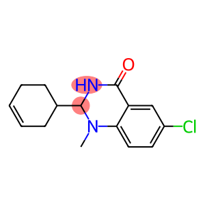 6-chloro-2-cyclohex-3-enyl-1-methyl-1,2,3,4-tetrahydroquinazolin-4-one