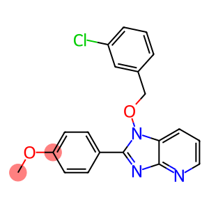 4-{1-[(3-chlorobenzyl)oxy]-1H-imidazo[4,5-b]pyridin-2-yl}phenyl methyl ether