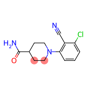 1-(3-chloro-2-cyanophenyl)piperidine-4-carboxamide