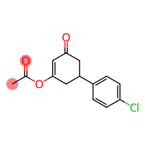 5-(4-chlorophenyl)-3-oxocyclohex-1-enyl acetate