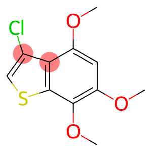 3-chloro-4,6,7-trimethoxybenzo[b]thiophene