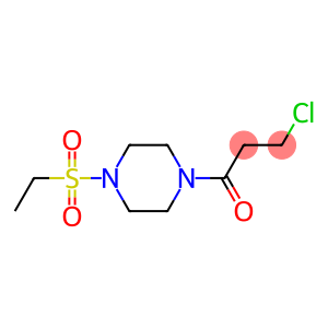 3-chloro-1-[4-(ethylsulfonyl)piperazino]-1-propanone