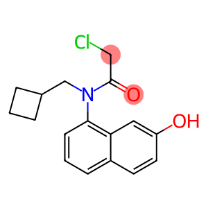 2-chloro-N-(cyclobutylmethyl)-N-(2-hydroxynaphthalen-8-yl)acetamide