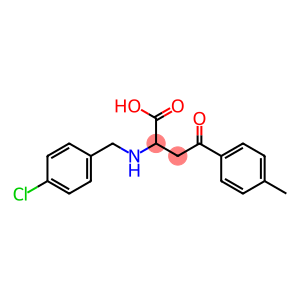 2-[(4-chlorobenzyl)amino]-4-(4-methylphenyl)-4-oxobutanoic acid