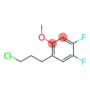 1-(3-chloropropyl)-4,5-difluoro-2-methoxybenzene