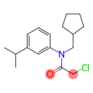 2-chloro-N-(cyclopentylmethyl)-N-(3-isopropylphenyl)acetamide