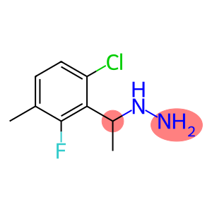 1-(1-(6-chloro-2-fluoro-3-methylphenyl)ethyl)hydrazine