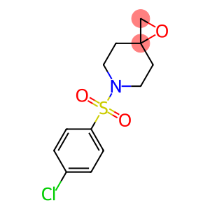 6-[(4-chlorophenyl)sulfonyl]-1-oxa-6-azaspiro[2.5]octane