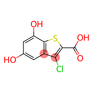 3-chloro-5,7-dihydroxybenzo[b]thiophene-2-carboxylic acid