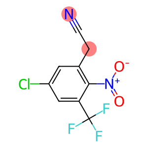 2-(5-chloro-3-(trifluoromethyl)-2-nitrophenyl)acetonitrile