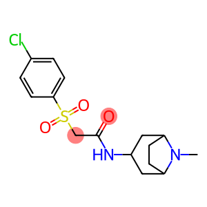 2-[(4-chlorophenyl)sulfonyl]-N-(8-methyl-8-azabicyclo[3.2.1]oct-3-yl)acetamide