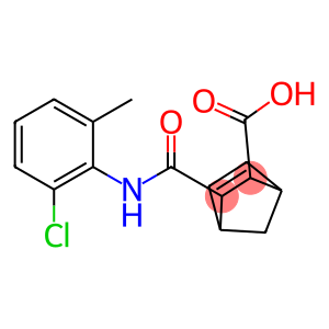 3-[(2-chloro-6-methylanilino)carbonyl]bicyclo[2.2.1]hept-5-ene-2-carboxylic acid