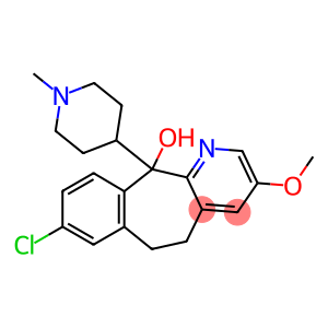 8-CHLORO-3-METHOXY-11-(1-METHYL-4-PIPERIDINYL)-6,11-DIHYDRO-5H-BENZO[5,6]-CYCLOHEPTA[1,2-B]PYRIDIN-11-OL