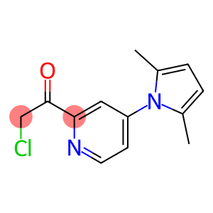 2-chloro-1-(4-(2,5-dimethyl-1H-pyrrol-1-yl)pyridin-2-yl)ethanone