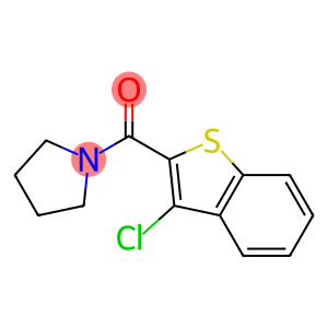 (3-chloro-1-benzothiophen-2-yl)(1-pyrrolidinyl)methanone