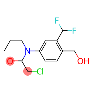 2-chloro-N-(3-(difluoromethyl)-4-(hydroxymethyl)phenyl)-N-propylacetamide