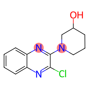 1-(3-chloro-2-quinoxalinyl)-3-piperidinol