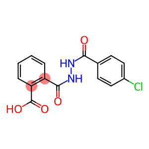 2-({2-[(4-chlorophenyl)carbonyl]hydrazino}carbonyl)benzoic acid