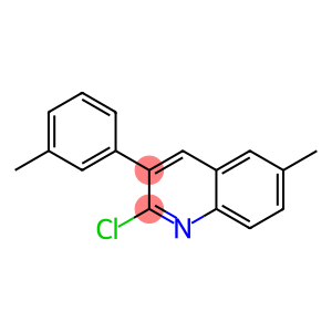 2-CHLORO-6-METHYL-3-(3-METHYLPHENYL)QUINOLINE, TECH