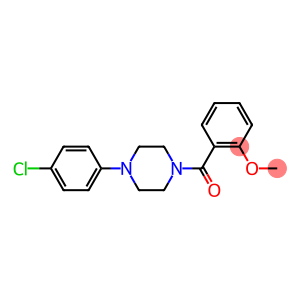 2-{[4-(4-chlorophenyl)-1-piperazinyl]carbonyl}phenyl methyl ether