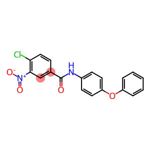 4-chloro-3-nitro-N-(4-phenoxyphenyl)benzamide