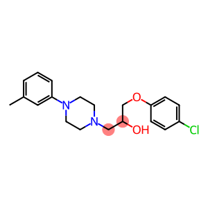 1-(4-chlorophenoxy)-3-[4-(3-methylphenyl)-1-piperazinyl]-2-propanol