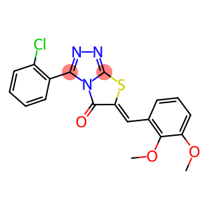 3-(2-chlorophenyl)-6-(2,3-dimethoxybenzylidene)[1,3]thiazolo[2,3-c][1,2,4]triazol-5(6H)-one