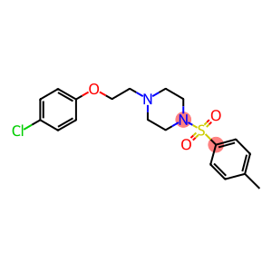 1-[2-(4-chlorophenoxy)ethyl]-4-[(4-methylphenyl)sulfonyl]piperazine