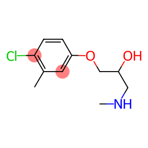 1-(4-chloro-3-methylphenoxy)-3-(methylamino)-2-propanol