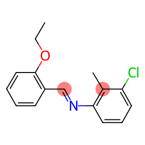 3-chloro-N-(2-ethoxybenzylidene)-2-methylaniline