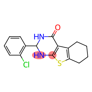 2-(2-chlorophenyl)-2,3,5,6,7,8-hexahydro[1]benzothieno[2,3-d]pyrimidin-4(1H)-one