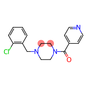 1-(2-chlorobenzyl)-4-isonicotinoylpiperazine