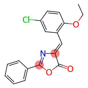 4-(5-chloro-2-ethoxybenzylidene)-2-phenyl-1,3-oxazol-5(4H)-one