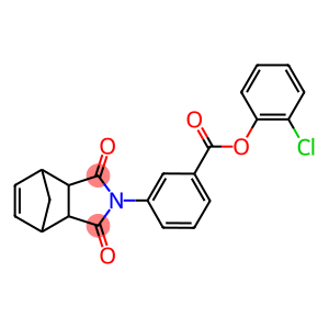 2-chlorophenyl 3-(3,5-dioxo-4-azatricyclo[5.2.1.0~2,6~]dec-8-en-4-yl)benzoate