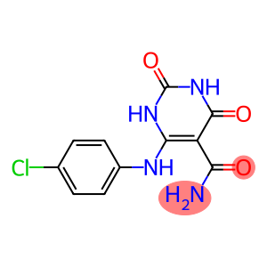 6-(4-chloroanilino)-2,4-dioxo-1,2,3,4-tetrahydro-5-pyrimidinylformamide